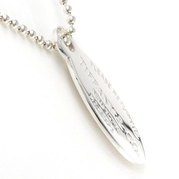 TIFFANY return toe silver necklace about 25.0g 82cm jewelry - Picture 2 of 8